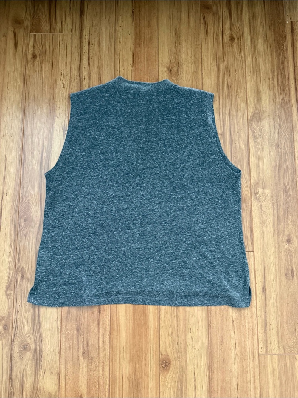 Perfectwhitetee Margot Sleeveless Tank in Heather Gray - Picture 6 of 7